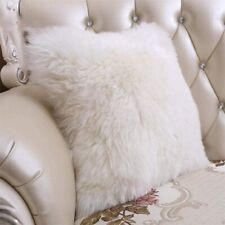 White fluffy cushion for sale  LISBURN