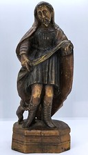 Antique wooden statue usato  Spedire a Italy