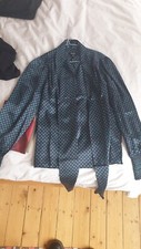 Blue purple polka for sale  WHITSTABLE
