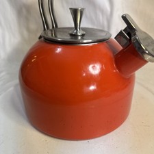 Chaleira Kate Spade Lenox "Whistle While You Work" laranja bule de chá (T6) comprar usado  Enviando para Brazil