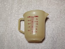 Jarro de medição vintage 1954 Tupperware #134 2 xícaras com letras vermelhas levantadas  comprar usado  Enviando para Brazil