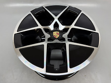RODA DE LIGA LEVE TRASEIRA GENUÍNA PORSCHE TAYCAN AERO CORTE DIAMANTE PRETO 11 X 20 comprar usado  Enviando para Brazil