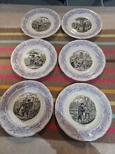 Assiettes parlantes gien d'occasion  Vallon-en-Sully