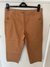 Camel cotton cropped for sale  CORSHAM