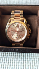 Reloj de pulsera Michael Kors Bradshaw MK5503 oro rosa acero inoxidable para mujer, usado segunda mano  Embacar hacia Argentina