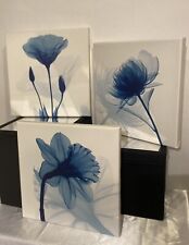 Three canvas blue for sale  Spokane