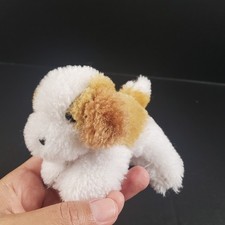 Vintage Mini Beagle Pelúcia 4" Cachorro Minúsculo Polifect Brinquedos Branco Claro comprar usado  Enviando para Brazil