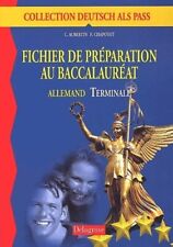 Allemand terminale fichier d'occasion  Hennebont