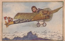 Cartolina dell illustratore usato  Trieste