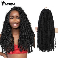 Usado, Extensões de cabelo sintético natural pré-loop tranças de crochê borboleta falso locs comprar usado  Enviando para Brazil