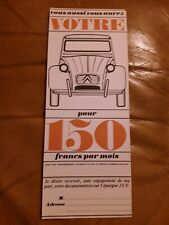 Prospectus pub citroen d'occasion  Lizy-sur-Ourcq