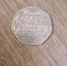 Rare 50p fifty for sale  SHETLAND