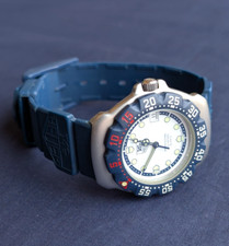 Tag Heuer Formula 1 relógio de pulso de quartzo pulseira de borracha azul com caixa e papéis WA1219 comprar usado  Enviando para Brazil
