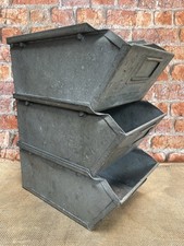 Vintage industrial galvanised for sale  HALESOWEN