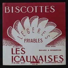 Buvard biscottes icaunaises d'occasion  Nantes-