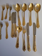 Hartvergoldenes besteck 24 gebraucht kaufen  Dinslaken