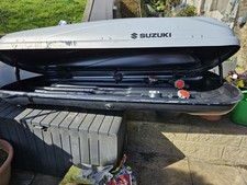 Grey roof box for sale  KEIGHLEY