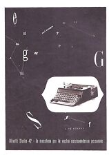 Pubblicita 1942 olivetti usato  Biella