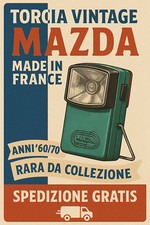 Vintage mazda flashlight usato  Orsago