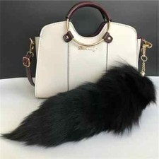 Chaveiro cauda de raposa 100% genuíno real bolsa charme acessórios brinquedos cosplay comprar usado  Enviando para Brazil