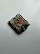 Usado, Carteira design tatuagem Ed Hardy multi caveira Christian Audigier tamanho único comprar usado  Enviando para Brazil