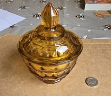 Vintage amber glass for sale  ELLESMERE PORT