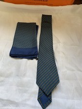 Hermes blue silk for sale  GLOUCESTER
