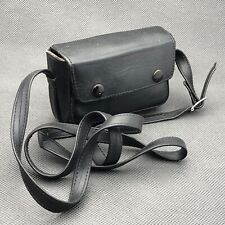 Czarne skórzane etui z paskiem do Leica, Canon, Nikon, Sony, Viogtlander itp., używany na sprzedaż  PL