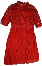 Używany, Damska czerwona sukienka koktajlowa z koronką rozm. XXL na sprzedaż Używany, Damska czerwona sukienka koktajlowa z koronką rozm. XXL na sprzedaż  PL