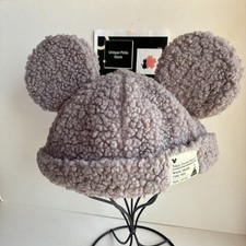 Tokyo Disney Resort Orejas Mickey Limited Esponjoso Invierno Boa Gorra Sombrero Gris 58 cm segunda mano  Embacar hacia Mexico