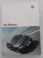 Volkswagen phaeton brochure for sale  GLASGOW