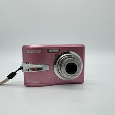 Usado, Câmera Digital Sanyo VPC-S750EX Rosa 7.1MP Compacta Point & Shoot TESTADO comprar usado  Enviando para Brazil