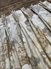 Floral curtains pair for sale  LEDBURY