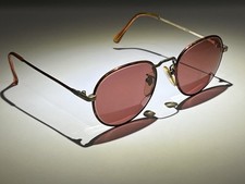 Óculos de sol vintage polo Ralph Lauren “clássico M” metal tartaruga lente redonda 140mm comprar usado  Enviando para Brazil