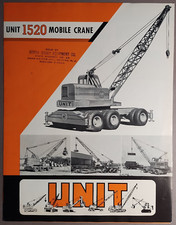 1950s unit crane for sale  Sharpsville