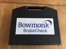 Bowmonk brake tester for sale  Shipping to Ireland