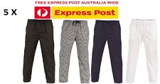 5 X Calças Chef com Cordão de Algodão Poliéster - DNC Workwear 1501 comprar usado  Enviando para Brazil