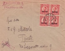 Croatia zagabria 1924 usato  Roma