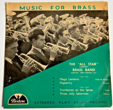 Star brass band for sale  DROITWICH