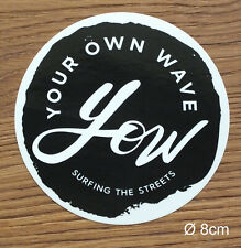 Sticker YOW your own wave Surf longboard Aufkleber Skateboard Longboard comprar usado  Enviando para Brazil