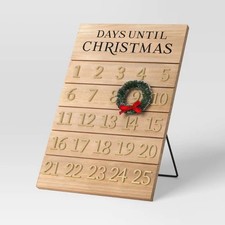 Christmas wood countdown for sale  USA