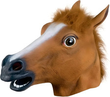 Maschera cavallo divertente usato  Roma