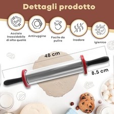Mattarello acciaio inox usato  Sant Eusanio del Sangro