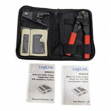 Testador de cabo Logilink WZ0010 com unidade remota para RJ11. RJ12 e RJ45 comprar usado  Enviando para Brazil