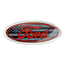 Usado, Logotipo da bandeira do porta-malas traseiro emblema vermelho Ford para Ford Focus C-Max Transit comprar usado  Enviando para Brazil