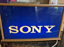 Sony illuminated advertising for sale  HASLEMERE