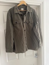Men green overshirt for sale  RAINHAM