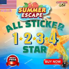 Monopoly stickers summer d'occasion  Expédié en Belgium