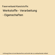 Faserverbund kunststoffe werks gebraucht kaufen  Trebbin