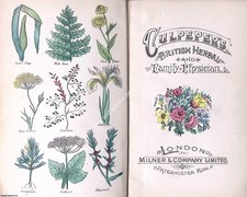 Culpeper british herbal for sale  SHREWSBURY